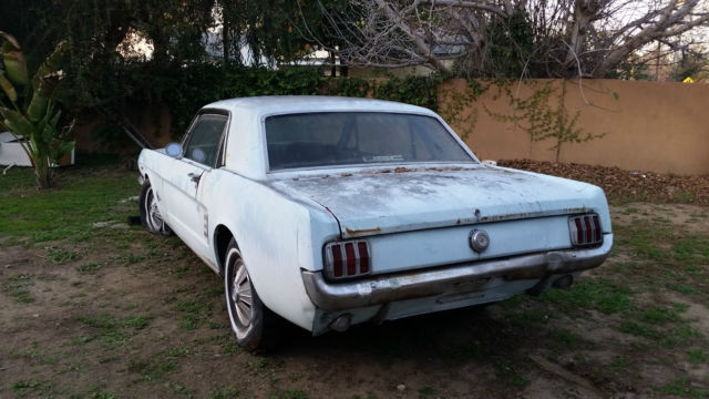 1966 Arcadian Blue Ford Mustang U/K