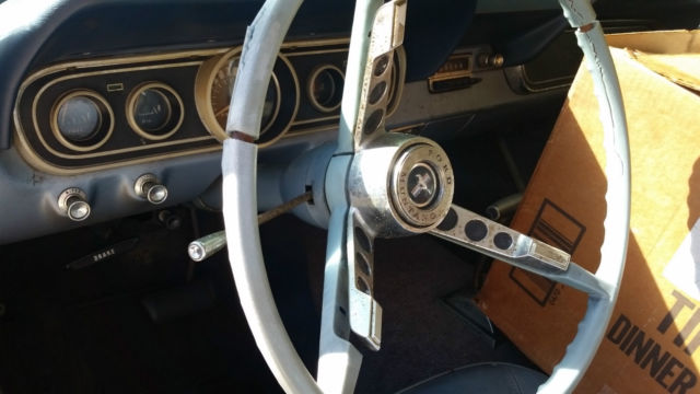 1966 Arcadian Blue Ford Mustang U/K