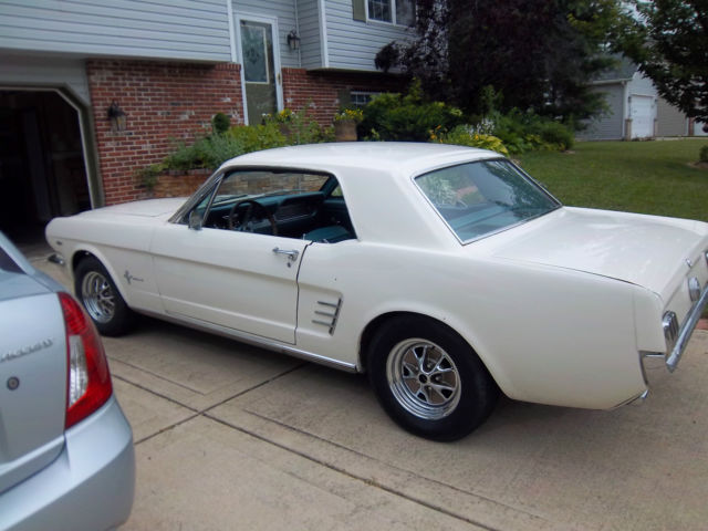 1966 Yellow Ford Mustang --