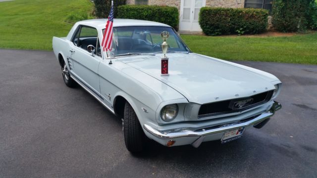 1966 Arcadian Blue Ford Mustang Coupe