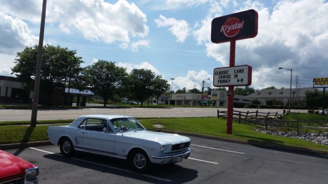 1966 Arcadian Blue Ford Mustang Coupe
