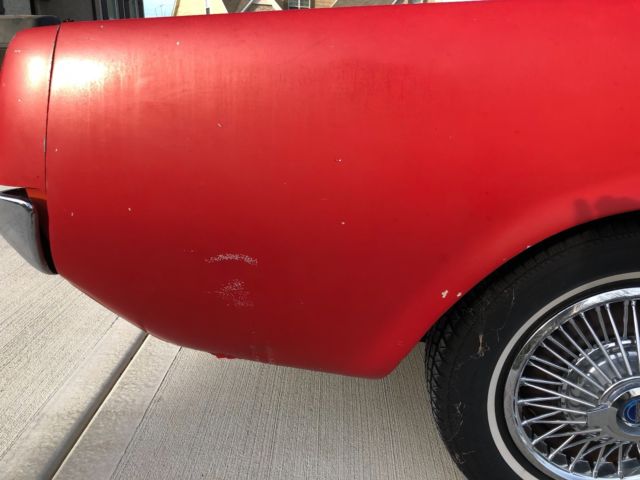 1966 Red Ford Mustang Coupe