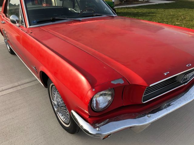 1966 Red Ford Mustang Coupe