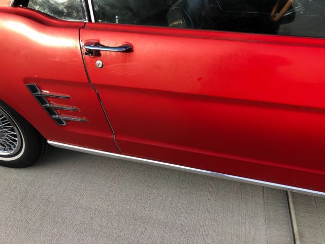 1966 Red Ford Mustang Coupe