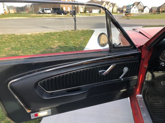 1966 Red Ford Mustang Coupe
