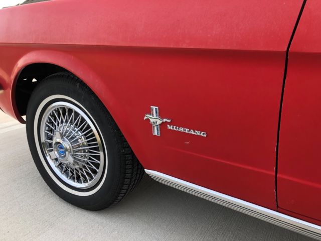 1966 Red Ford Mustang Coupe
