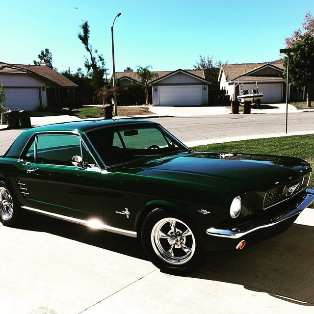 1966 Emerald Green Ford Mustang U/K