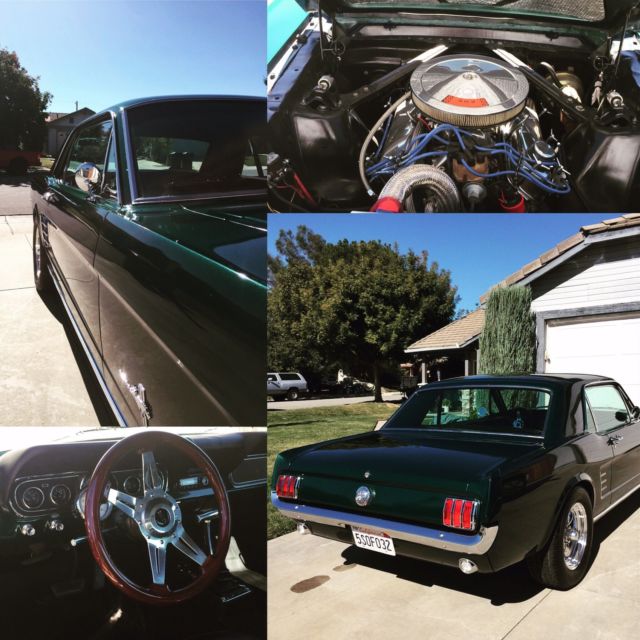 1966 Emerald Green Ford Mustang U/K