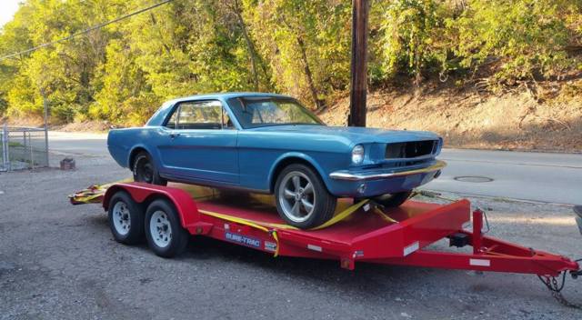 1966 Blue Ford Mustang Coupe