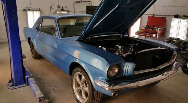 1966 Blue Ford Mustang Coupe
