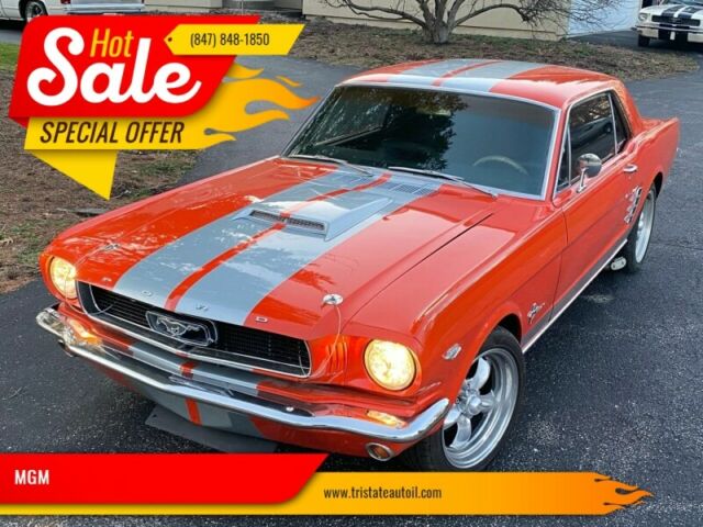 1966 Orange Ford Mustang Coupe