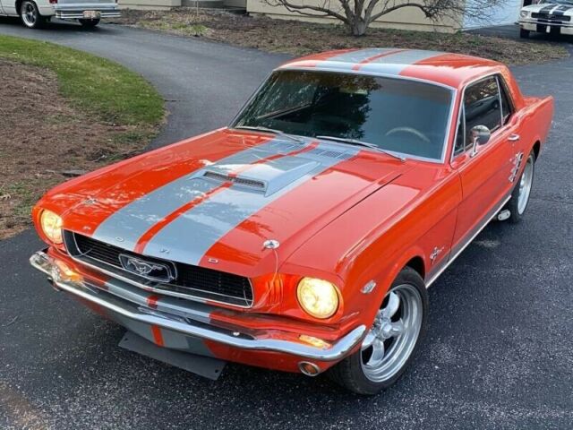 1966 Orange Ford Mustang Coupe