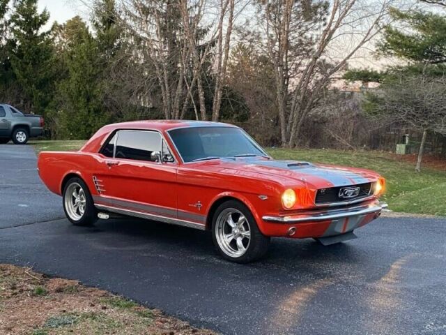 1966 Orange Ford Mustang Coupe