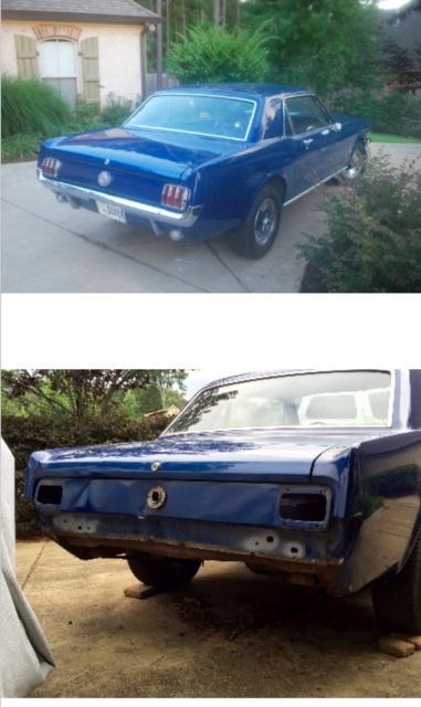 1966 Blue Ford Mustang Coupe