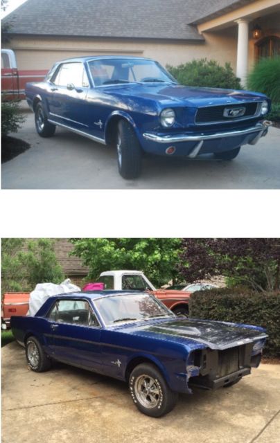 1966 Blue Ford Mustang Coupe