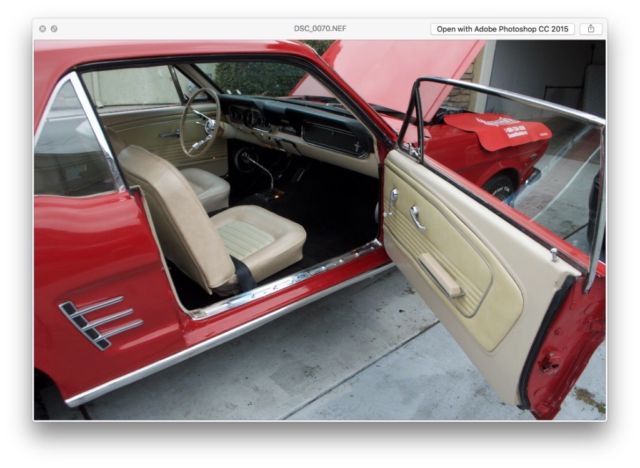 1966 Red Ford Mustang Coupe