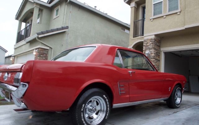 1966 Red Ford Mustang Coupe