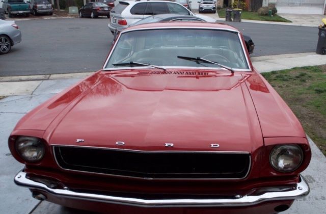 1966 Red Ford Mustang Coupe