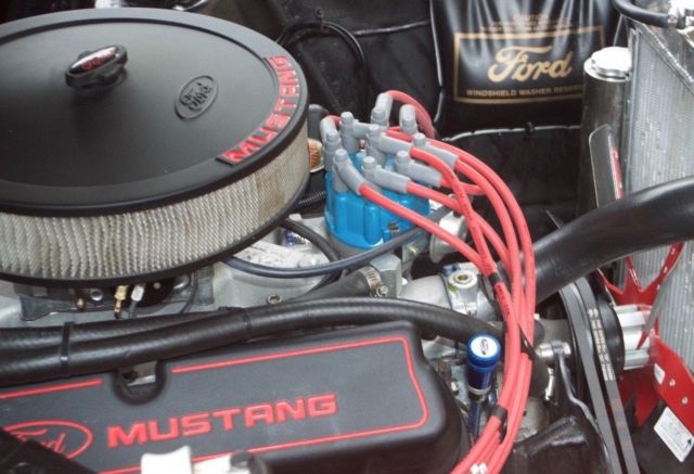 1966 Red Ford Mustang Coupe