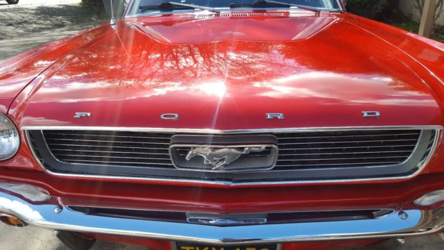 1966 Red Ford Mustang Coupe