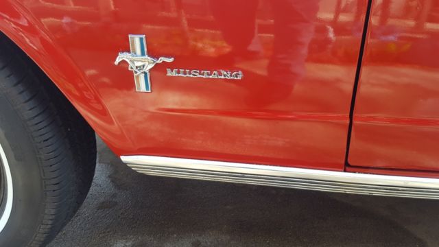 1966 Red Ford Mustang Coupe