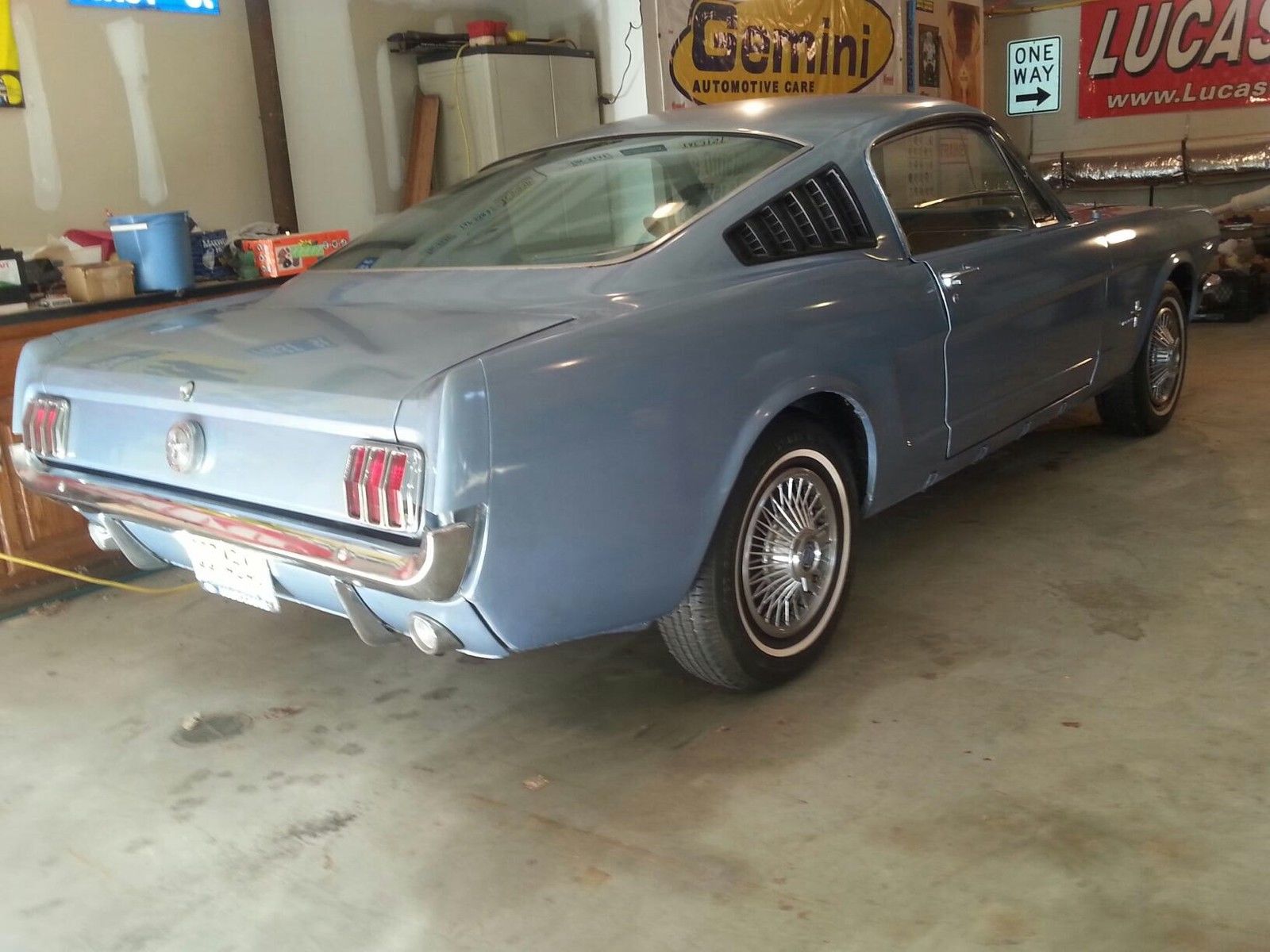 1966 Blue Ford Mustang Fastback
