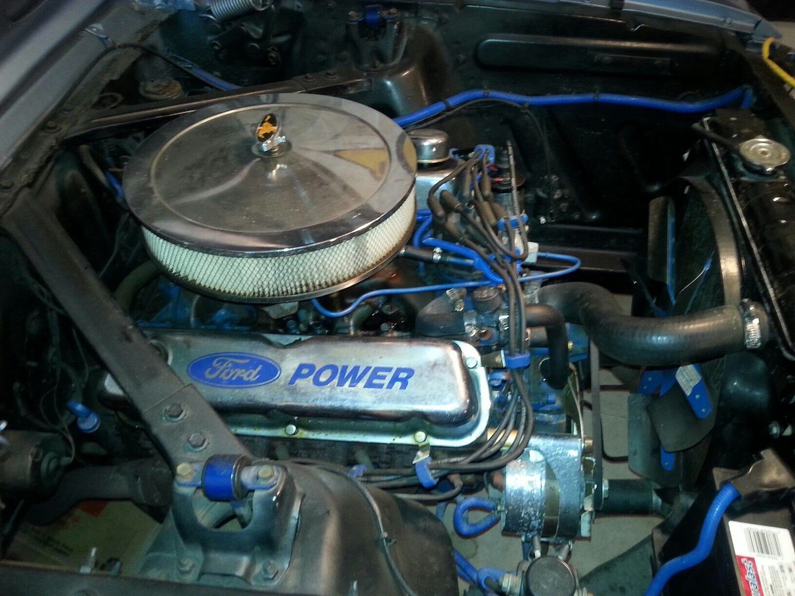 1966 Blue Ford Mustang Fastback