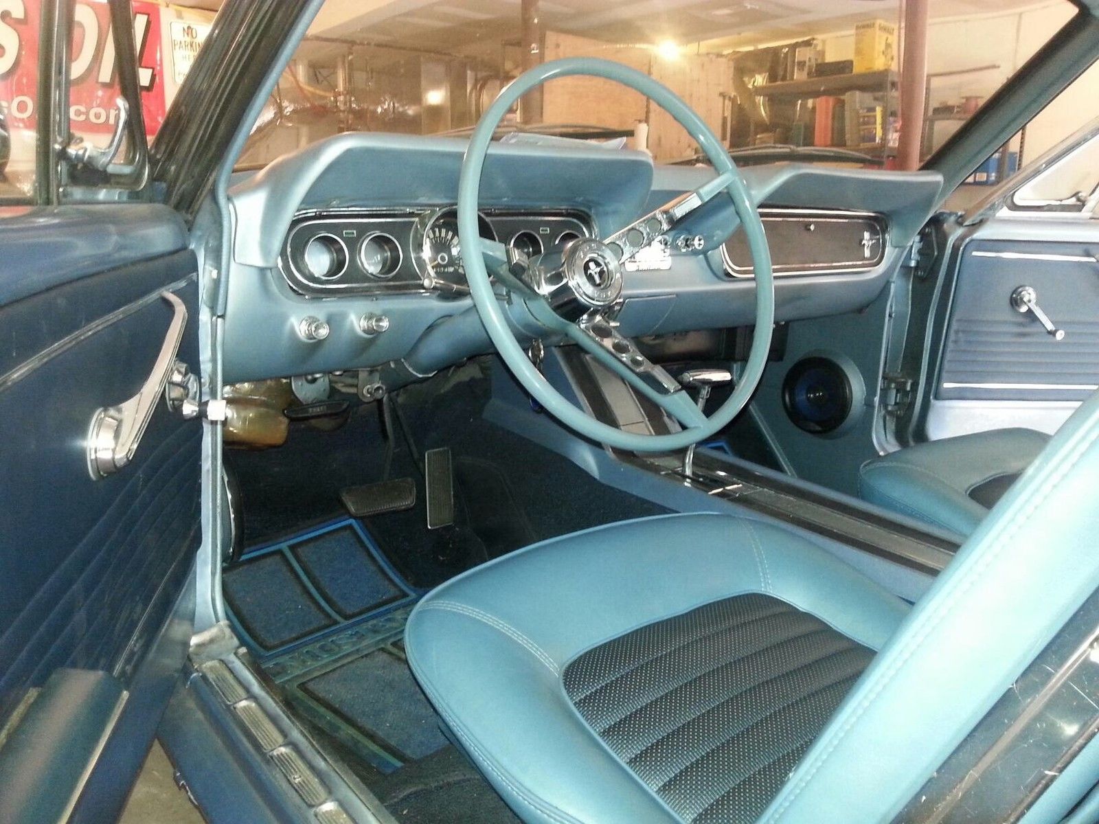 1966 Blue Ford Mustang Fastback