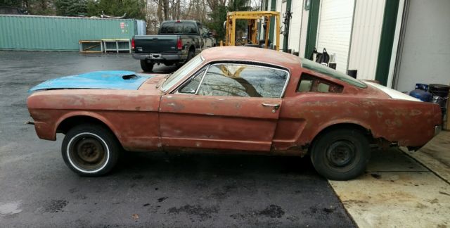 1966 Burgundy Ford Mustang Fastback