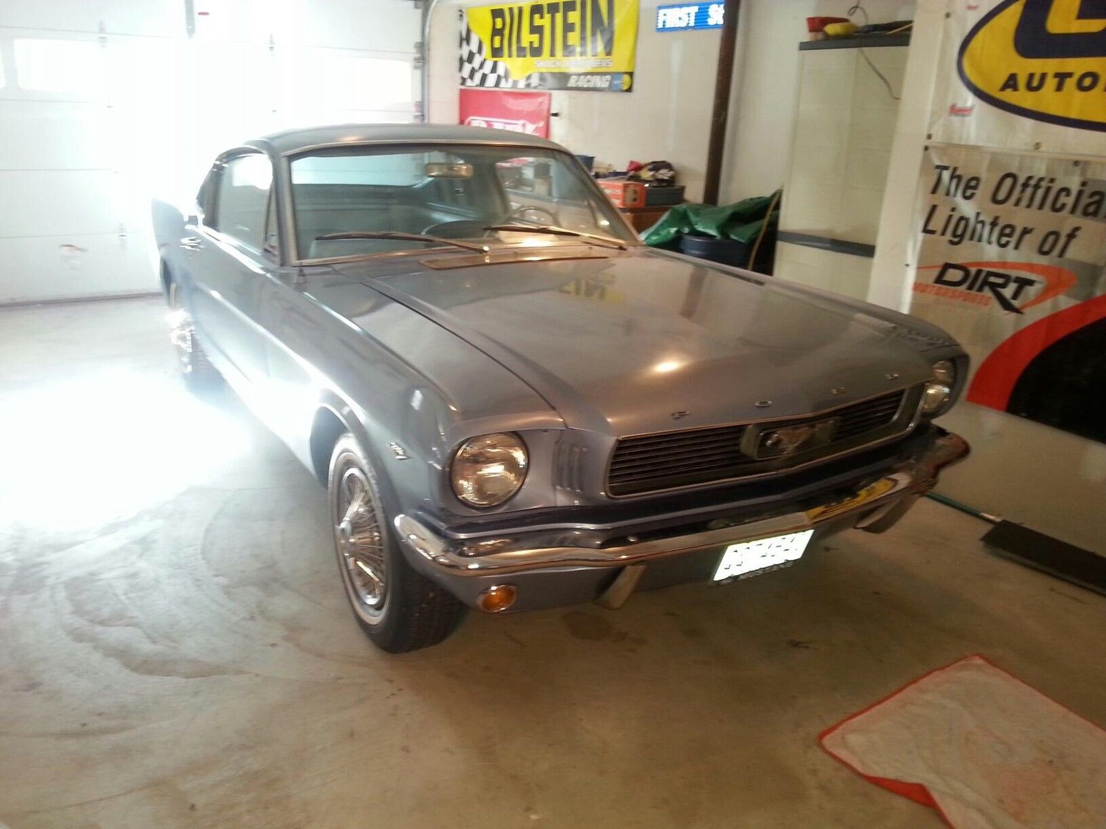 1966 Blue Ford Mustang Fastback