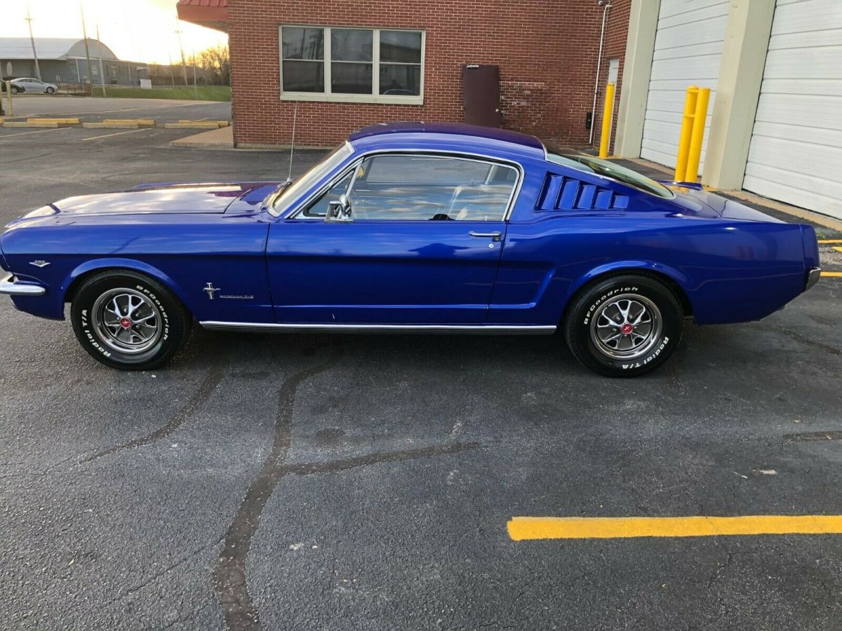 1966 Blue Ford Mustang Fastback