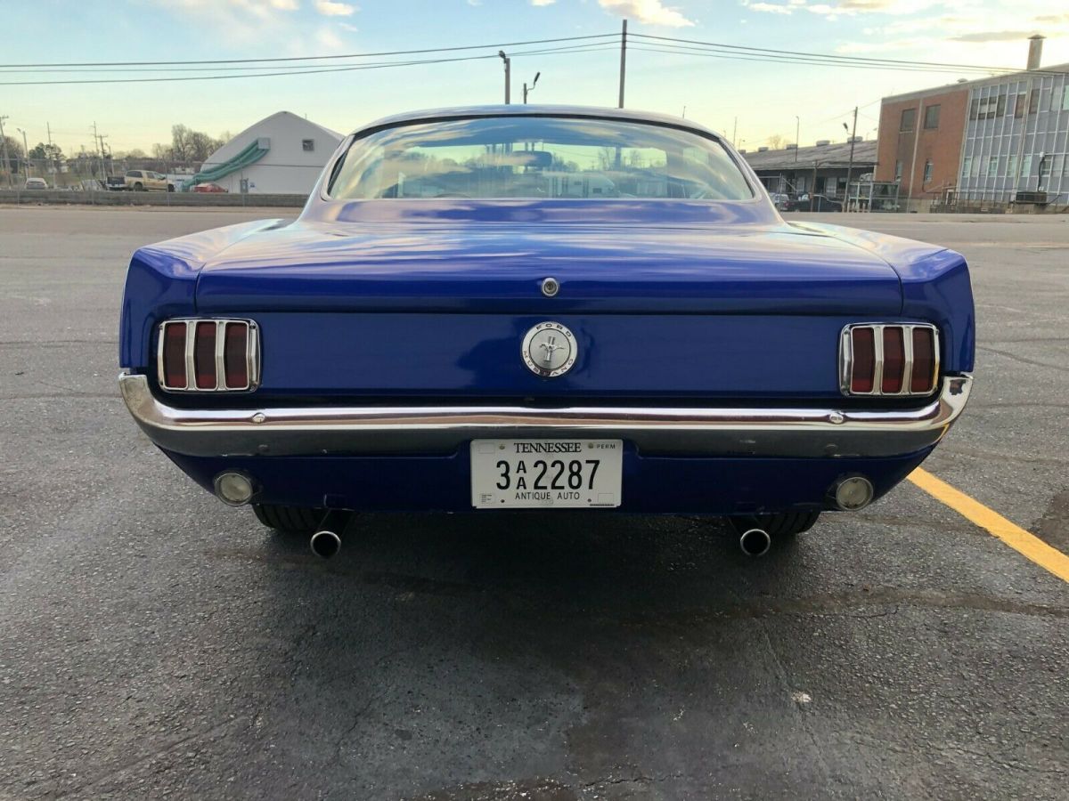 1966 Blue Ford Mustang Fastback