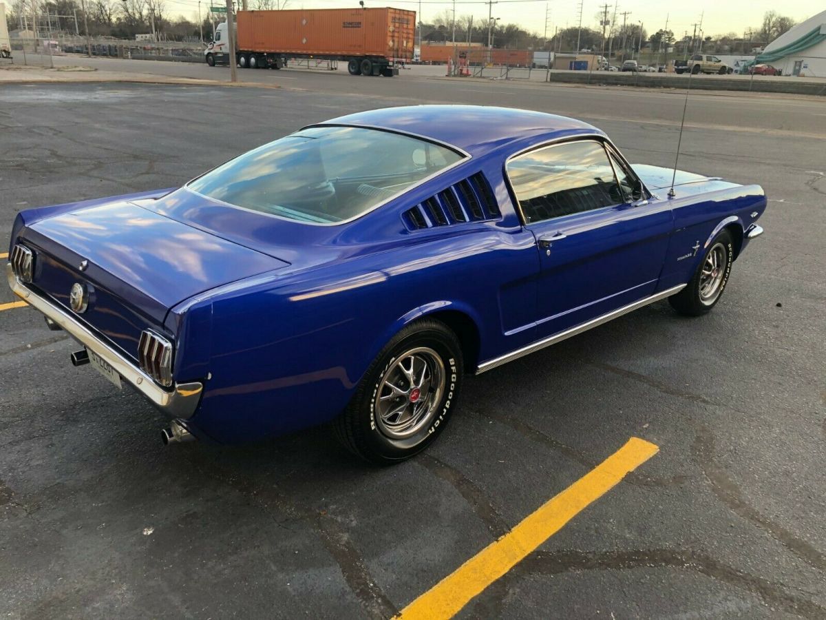 1966 Blue Ford Mustang Fastback