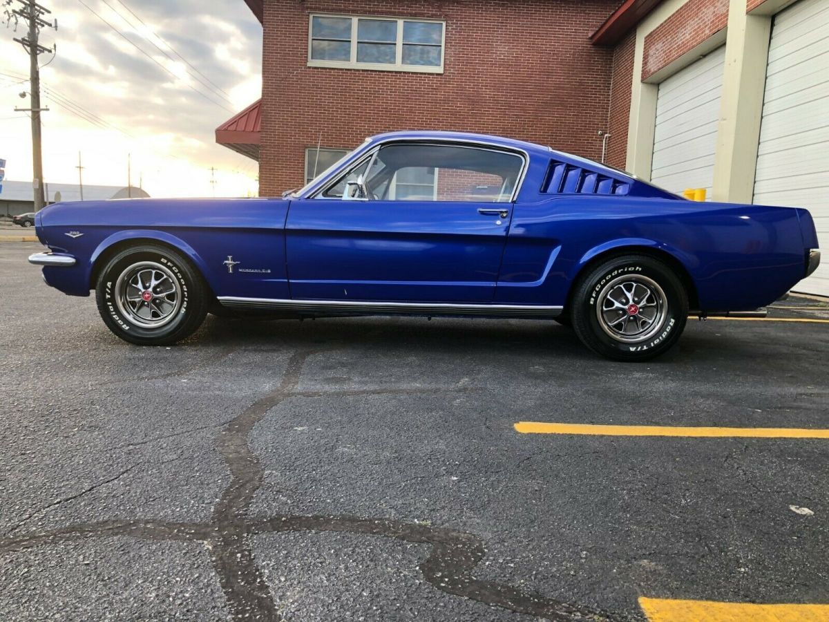1966 Blue Ford Mustang Fastback