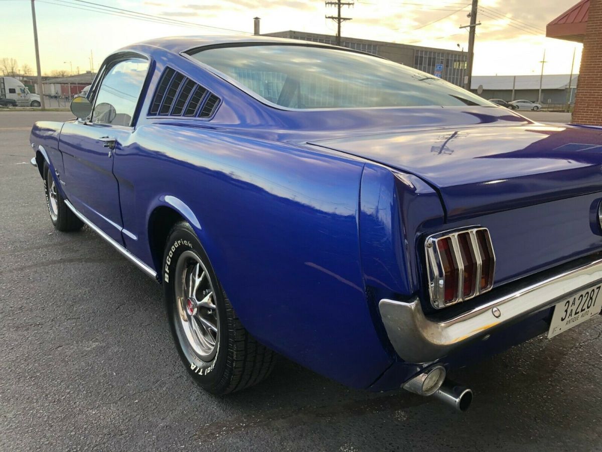 1966 Blue Ford Mustang Fastback