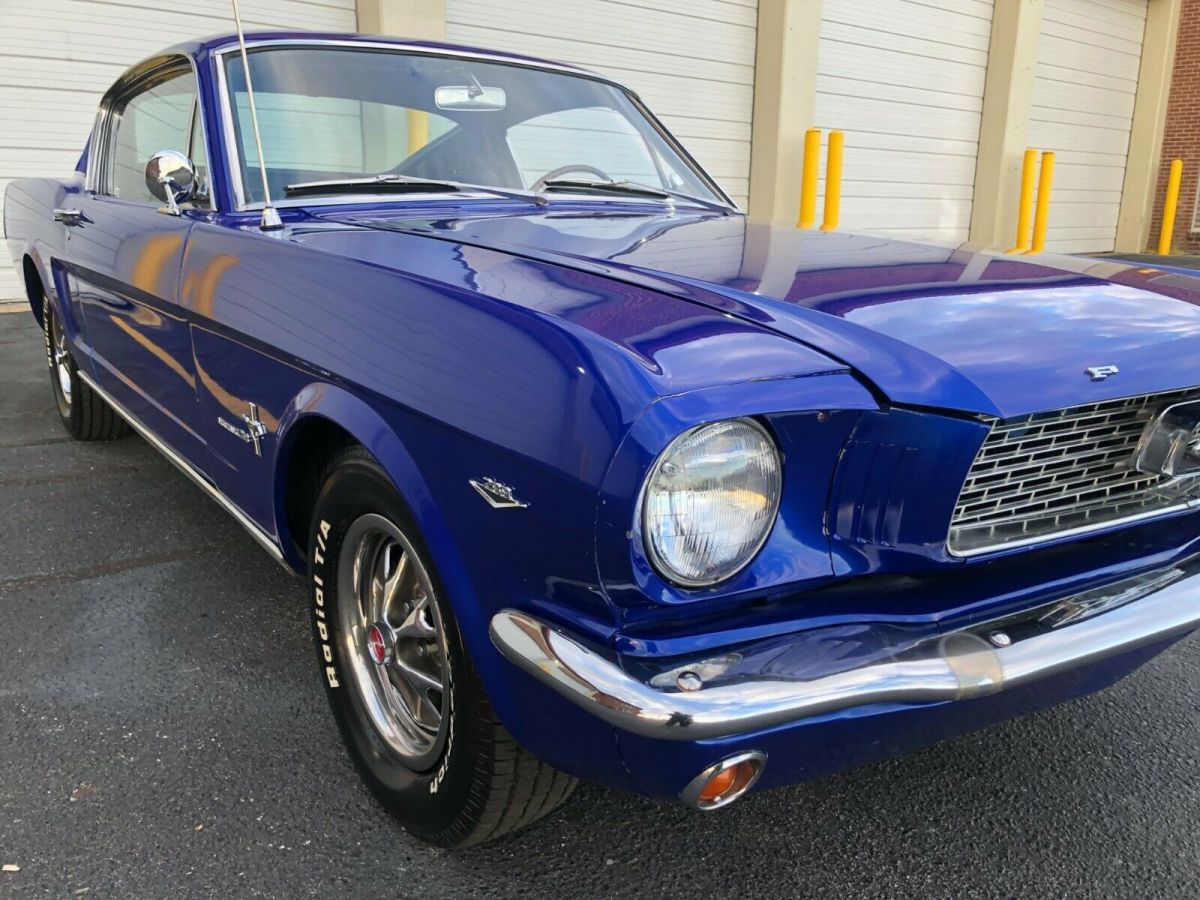 1966 Blue Ford Mustang Fastback