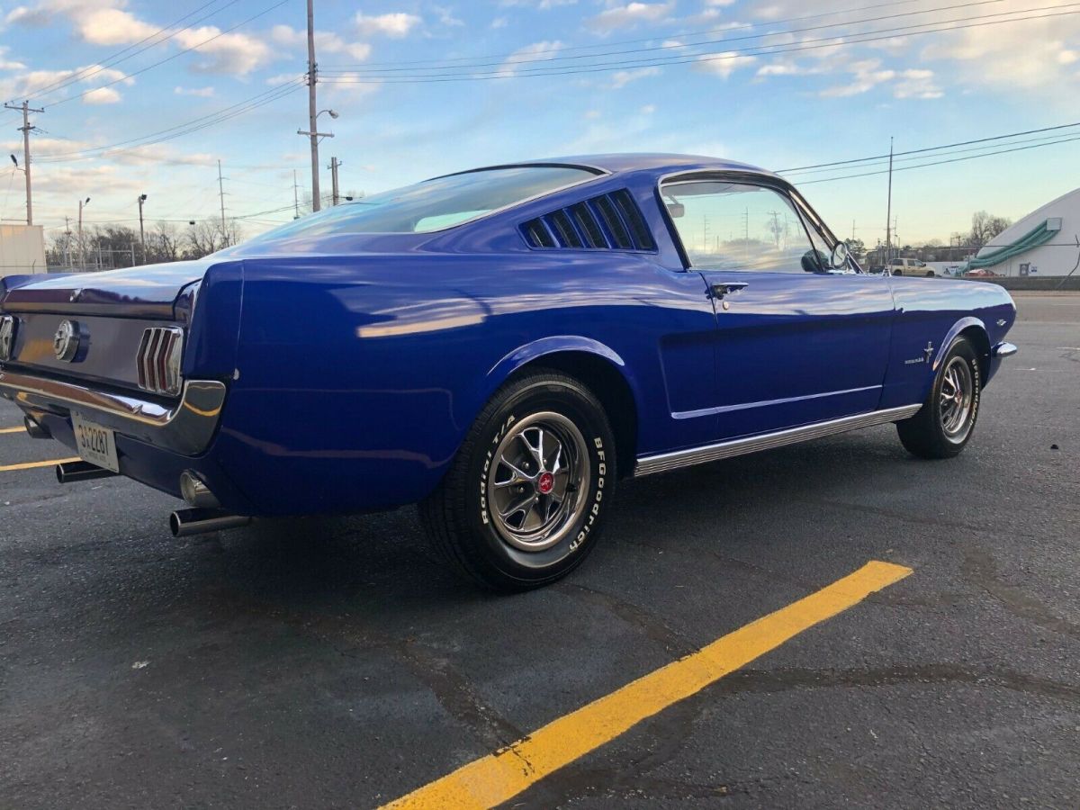 1966 Blue Ford Mustang Fastback