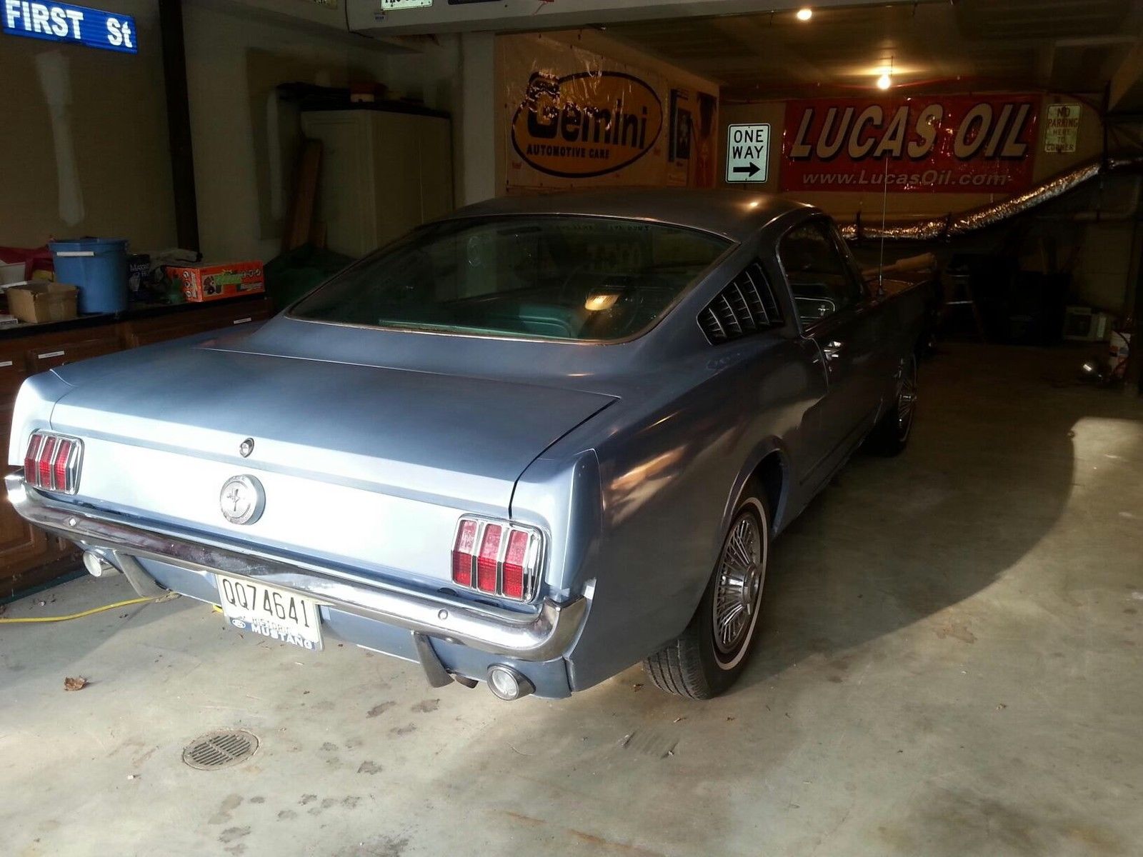 1966 Blue Ford Mustang Fastback