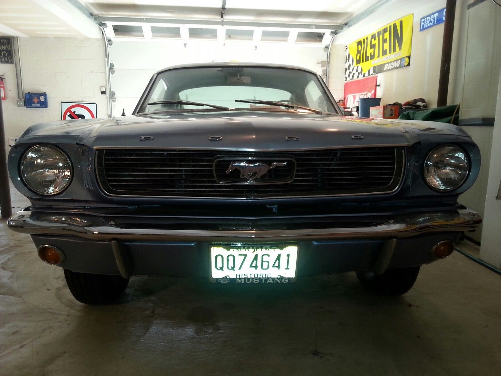 1966 Blue Ford Mustang Fastback