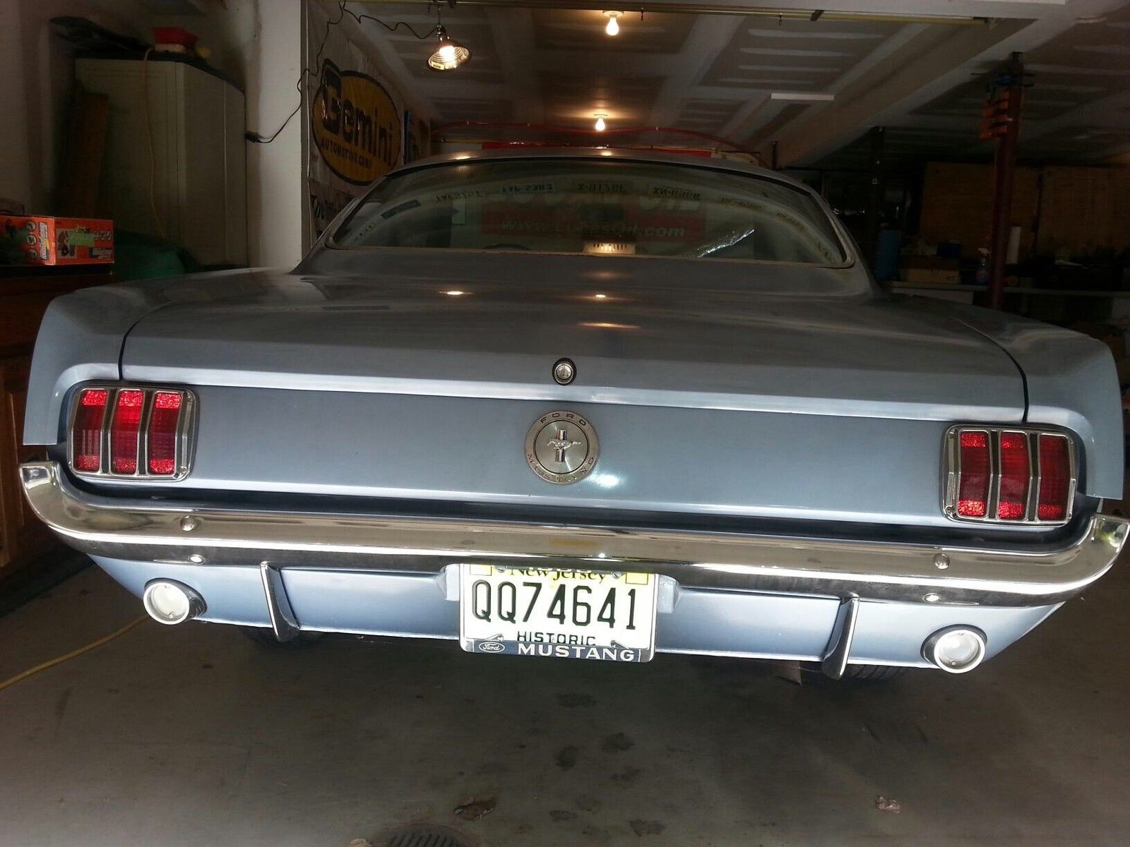 1966 Blue Ford Mustang Fastback