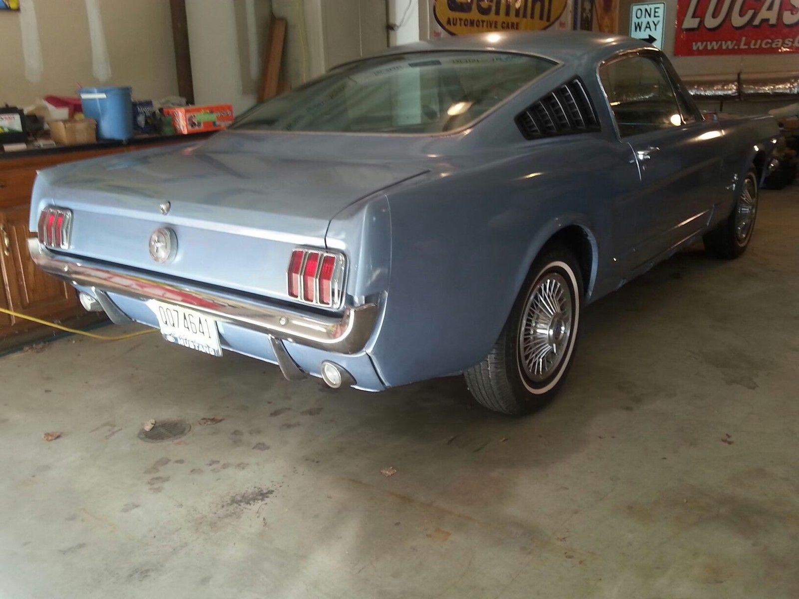 1966 Blue Ford Mustang Fastback