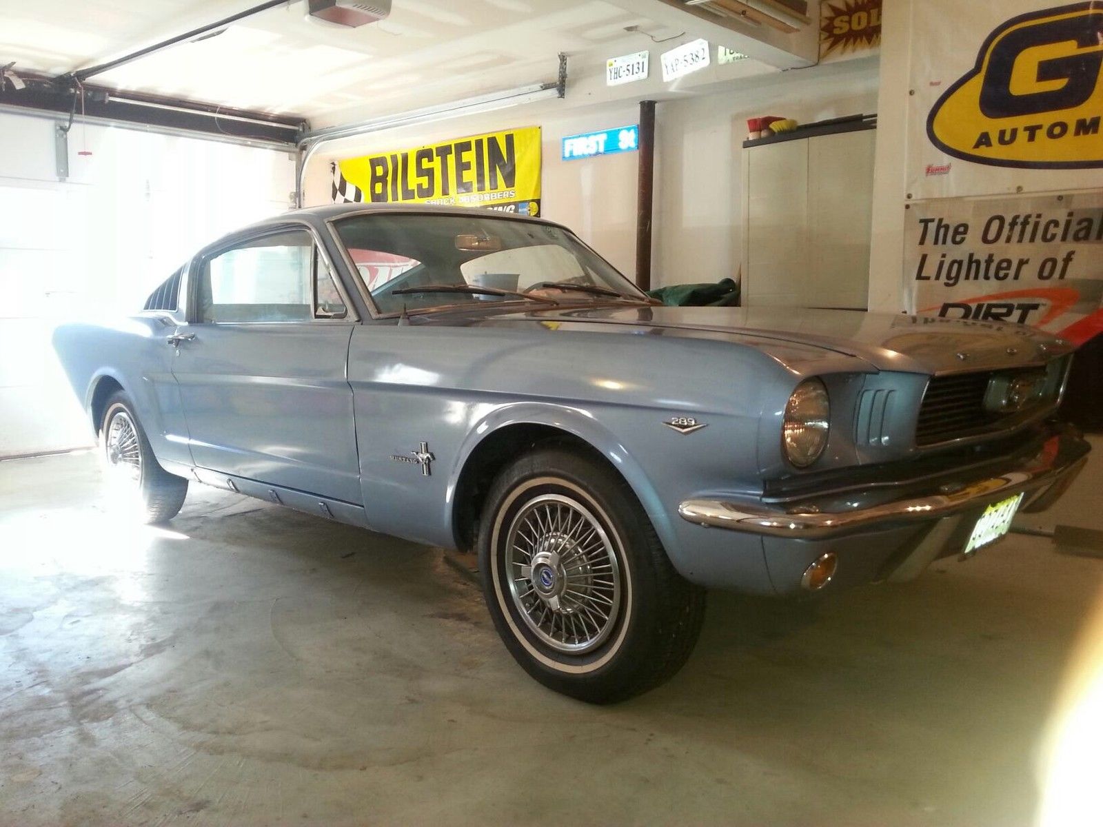 1966 Blue Ford Mustang Fastback