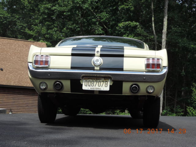 1966 Yellow Ford Mustang Fastback