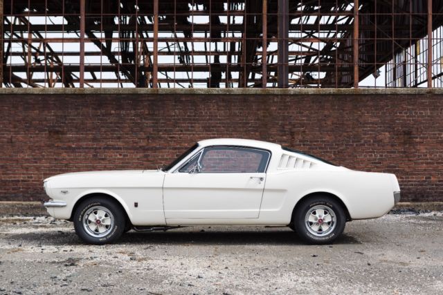 1966 White Ford Mustang Fastback