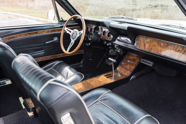 1966 White Ford Mustang Fastback