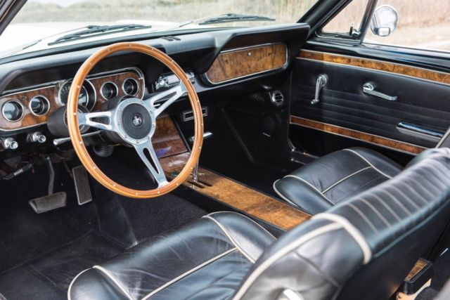 1966 White Ford Mustang Fastback