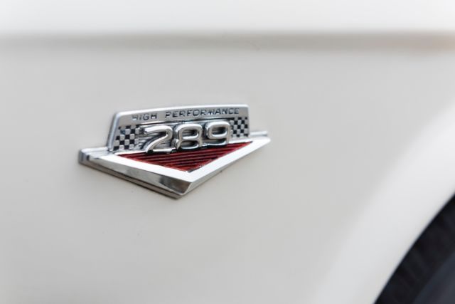 1966 White Ford Mustang Fastback