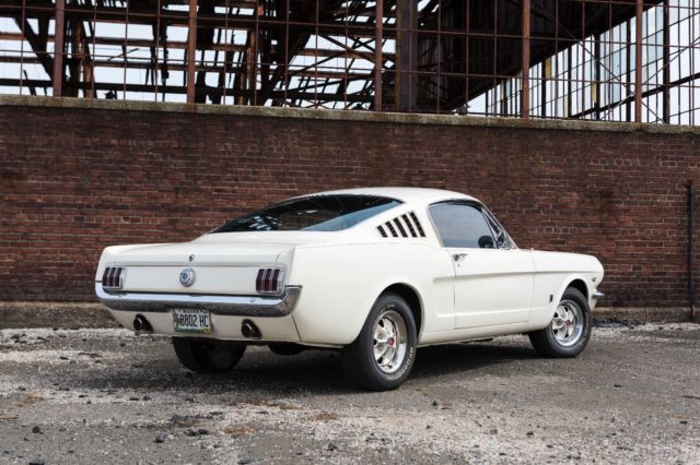 1966 White Ford Mustang Fastback