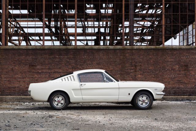 1966 White Ford Mustang Fastback