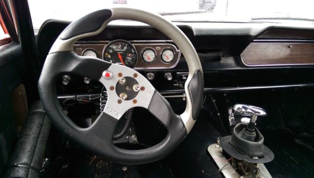 1966 candy apple red Ford Mustang fastback